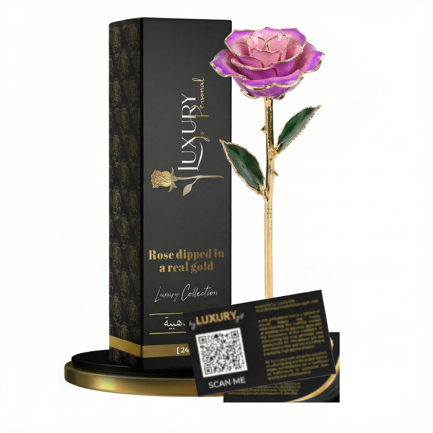 Gold Dipped Rose Pink